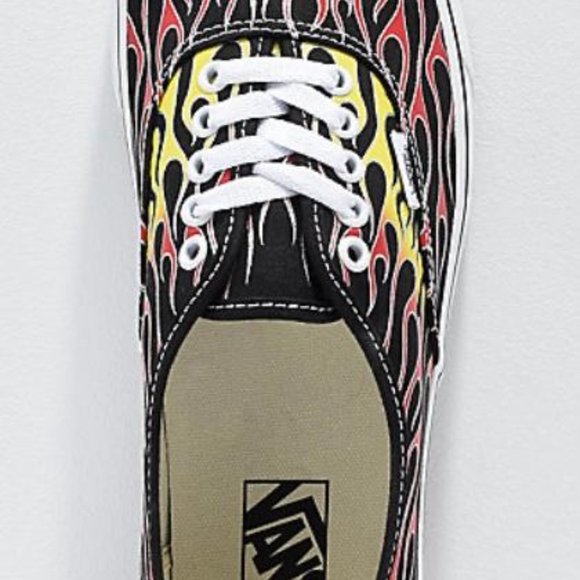 VANS Mash Up/Flames Shoes Size 6 Men 7.5 Women - Picture 3 of 5